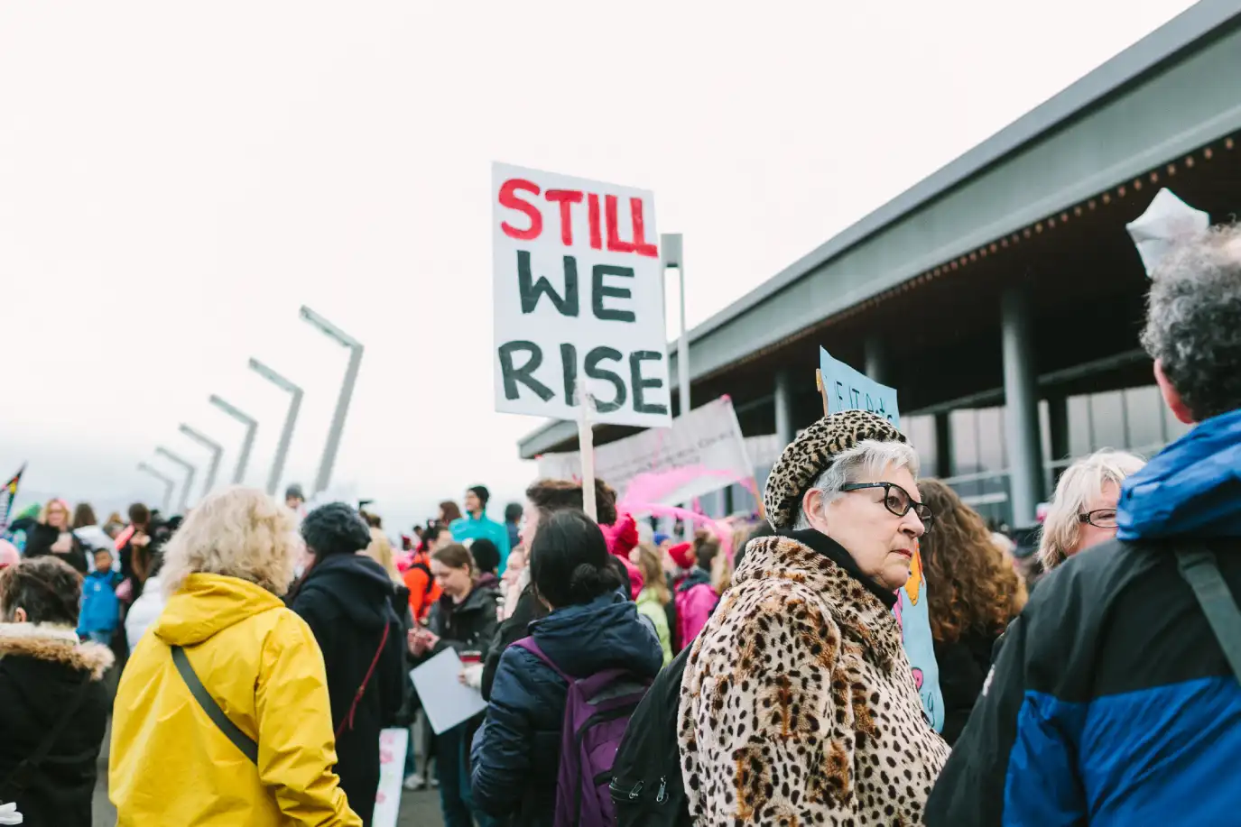 crowd education demonstration