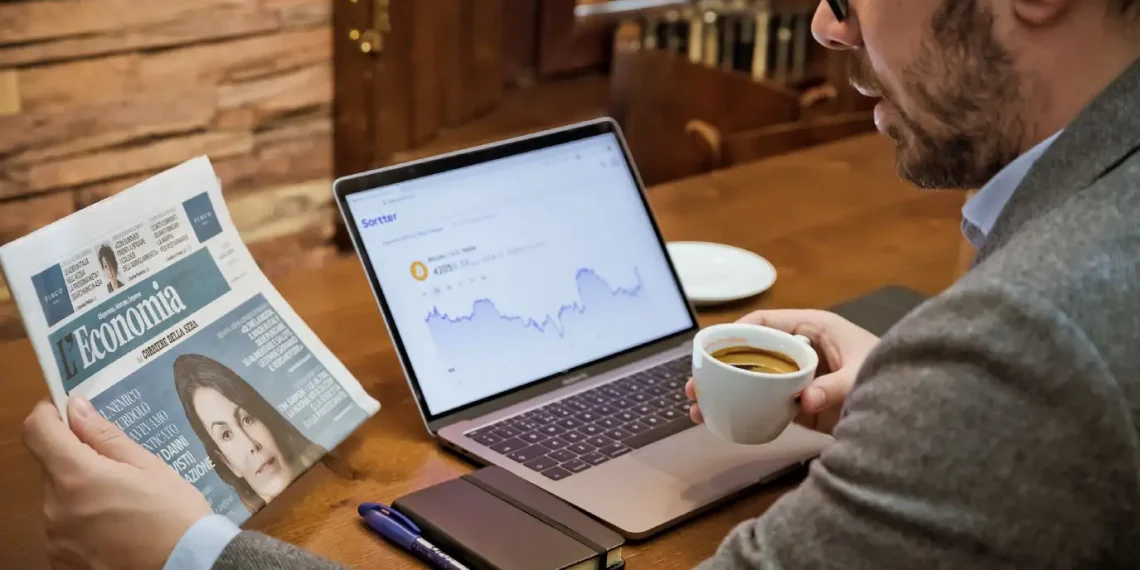 invest stock electronic device laptop