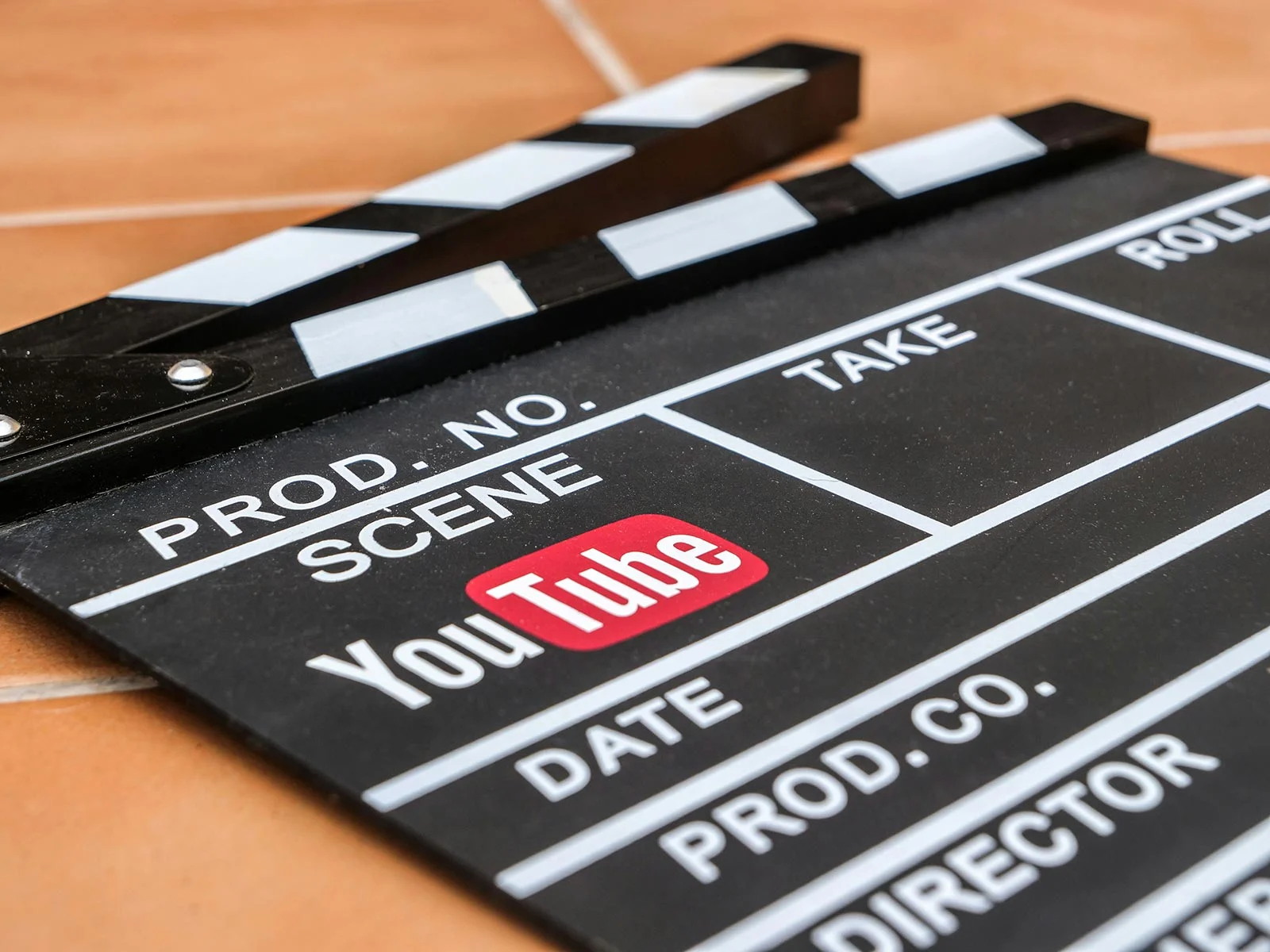 youtube clapperboard film production scene