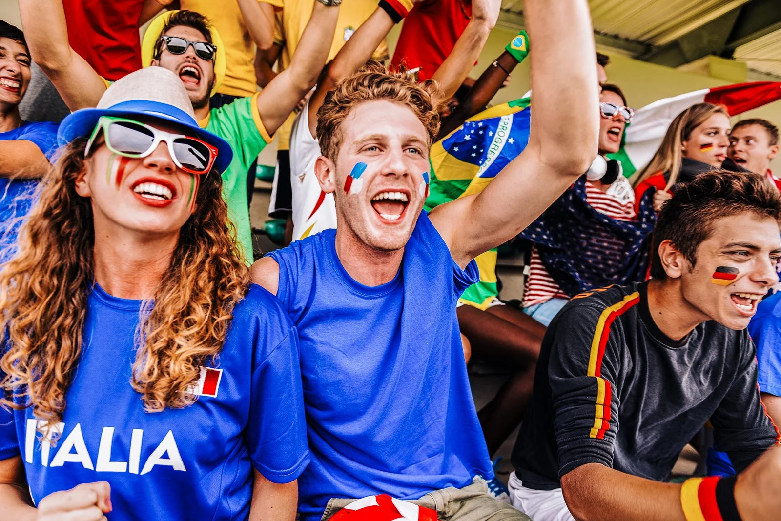 supporters from multiple countries