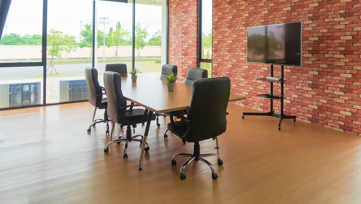 empty coworking space modern