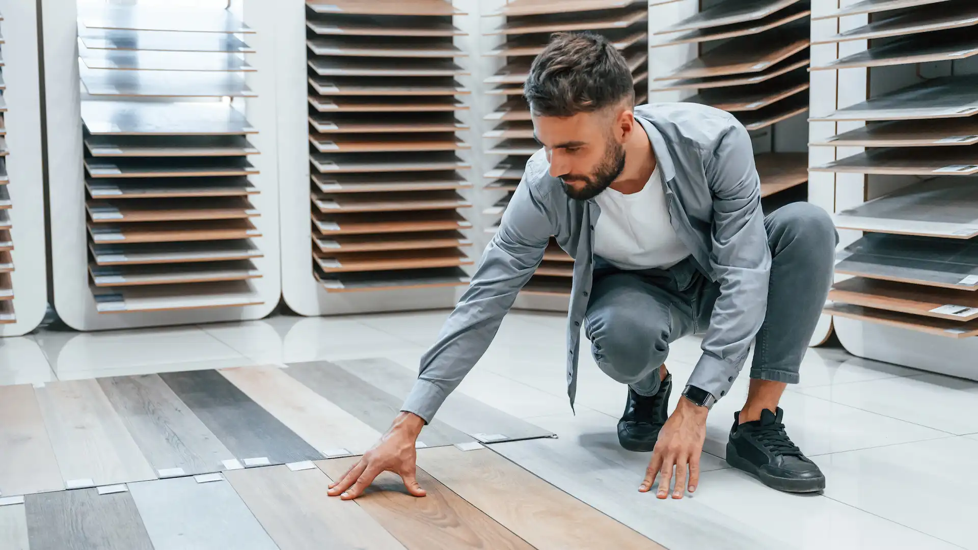 looking for parquet stylish beautiful man