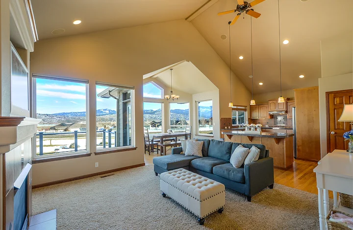 villa house chair interior view home
