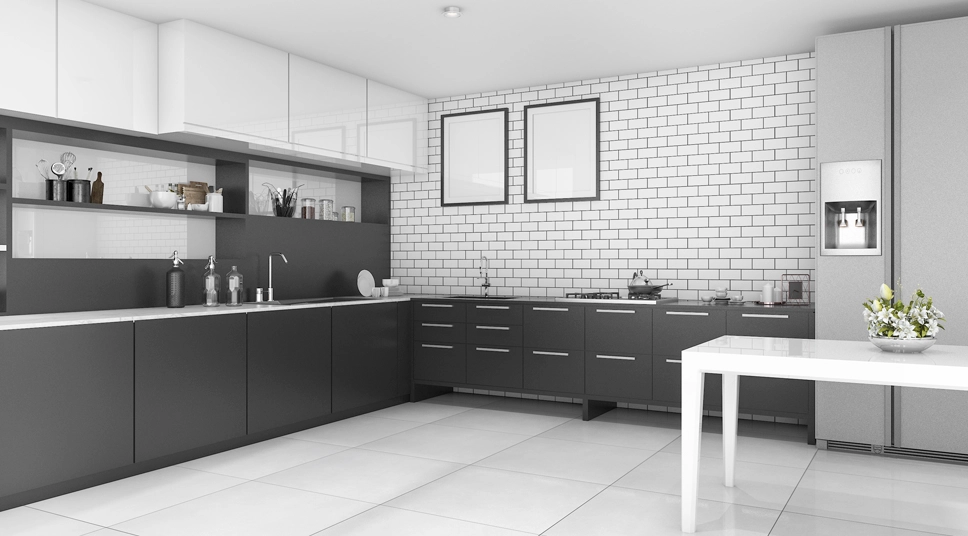 3d rendering nice contemporary