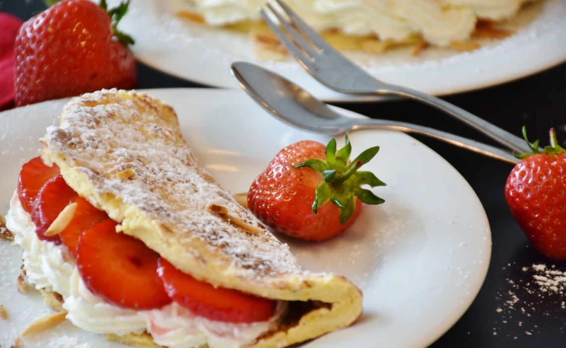 fruit sweet dish meal