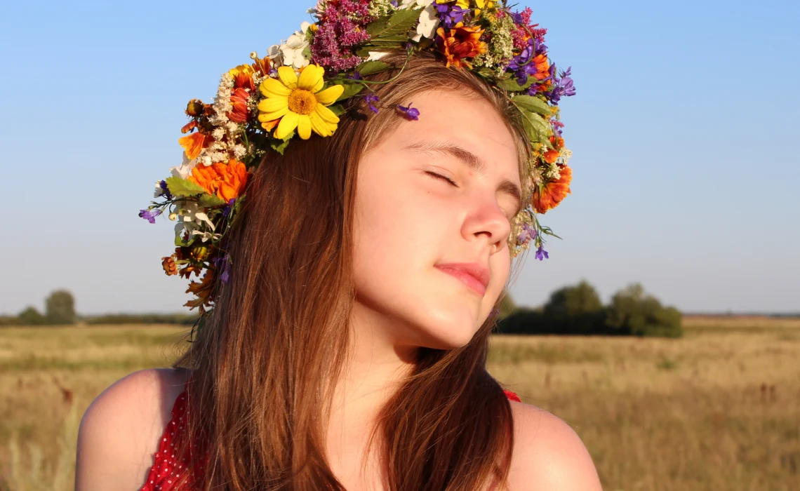 nature person plant girl