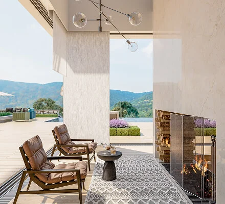 a fire decoration for corridor space in your house