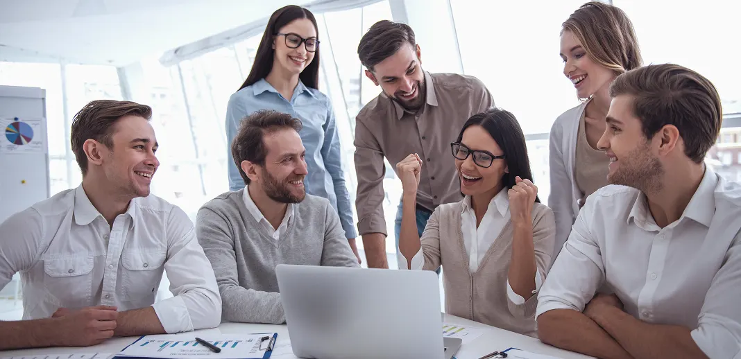 business people working