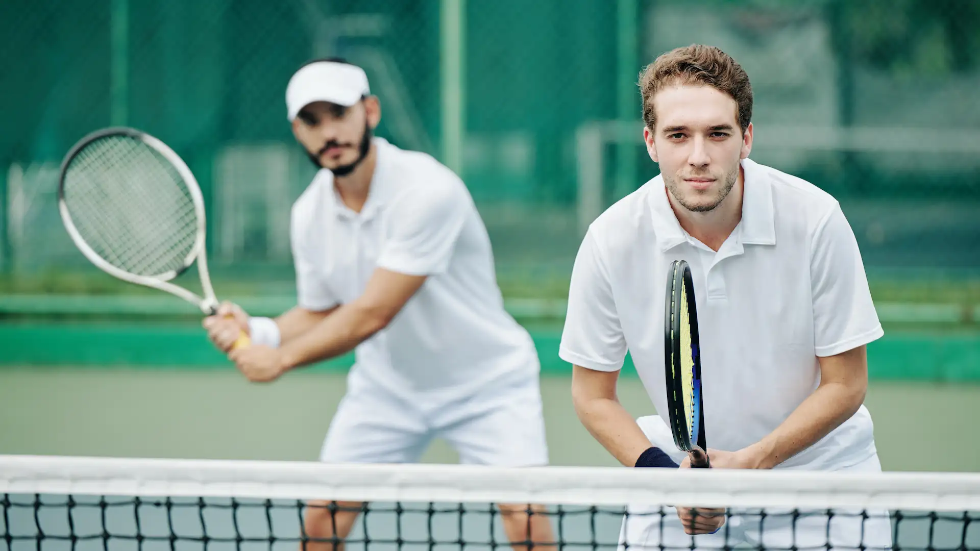 doubles team of tennis players