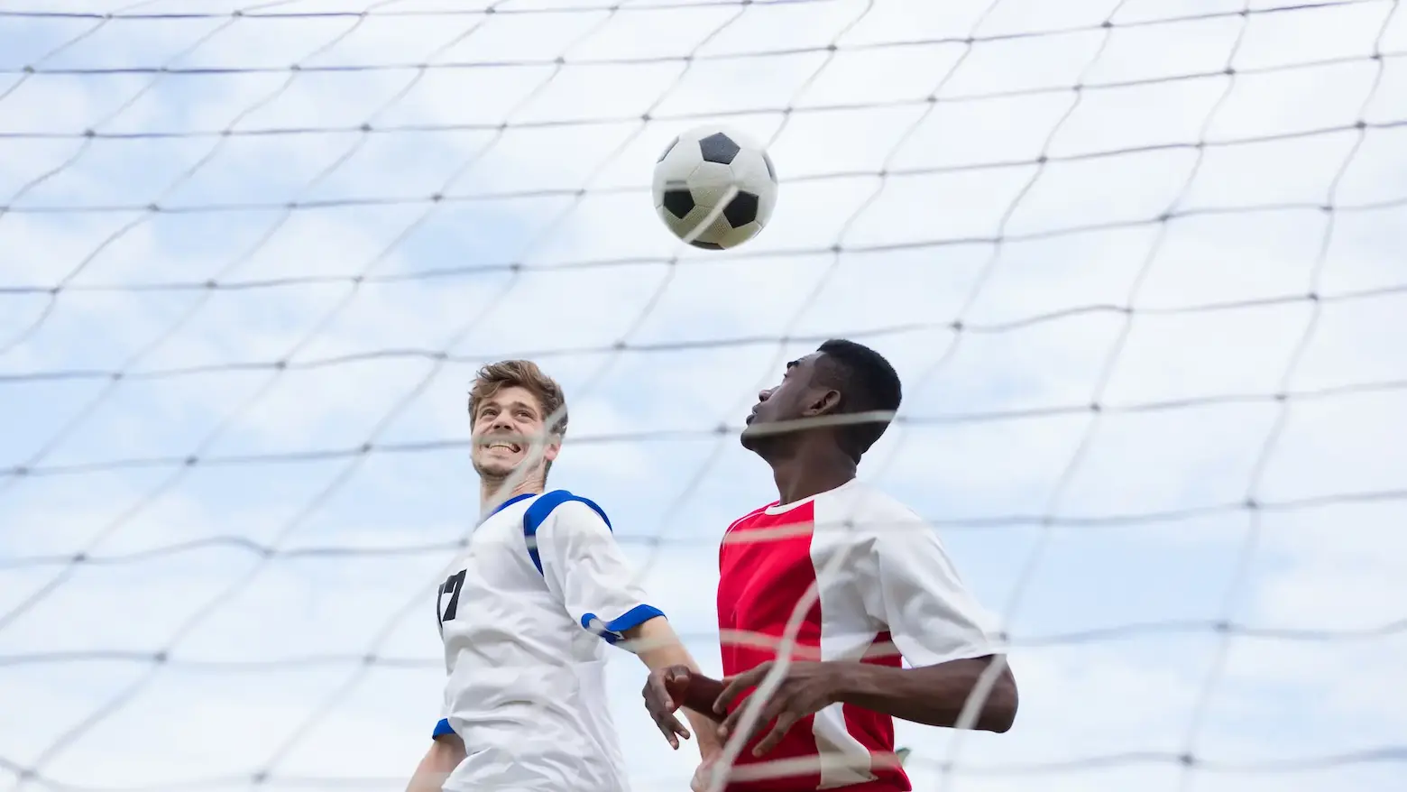 male player playing soccer game