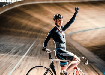 smiling athlete
