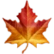 emoji maple leaf