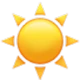 emoji sun