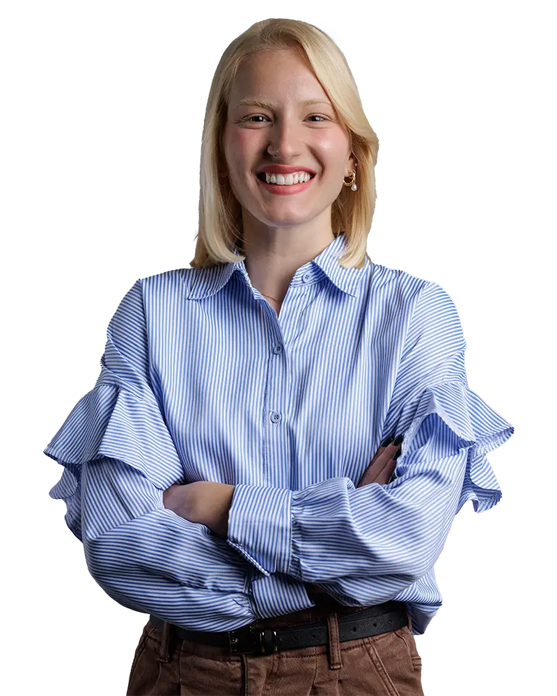 elegant blonde businesswoman