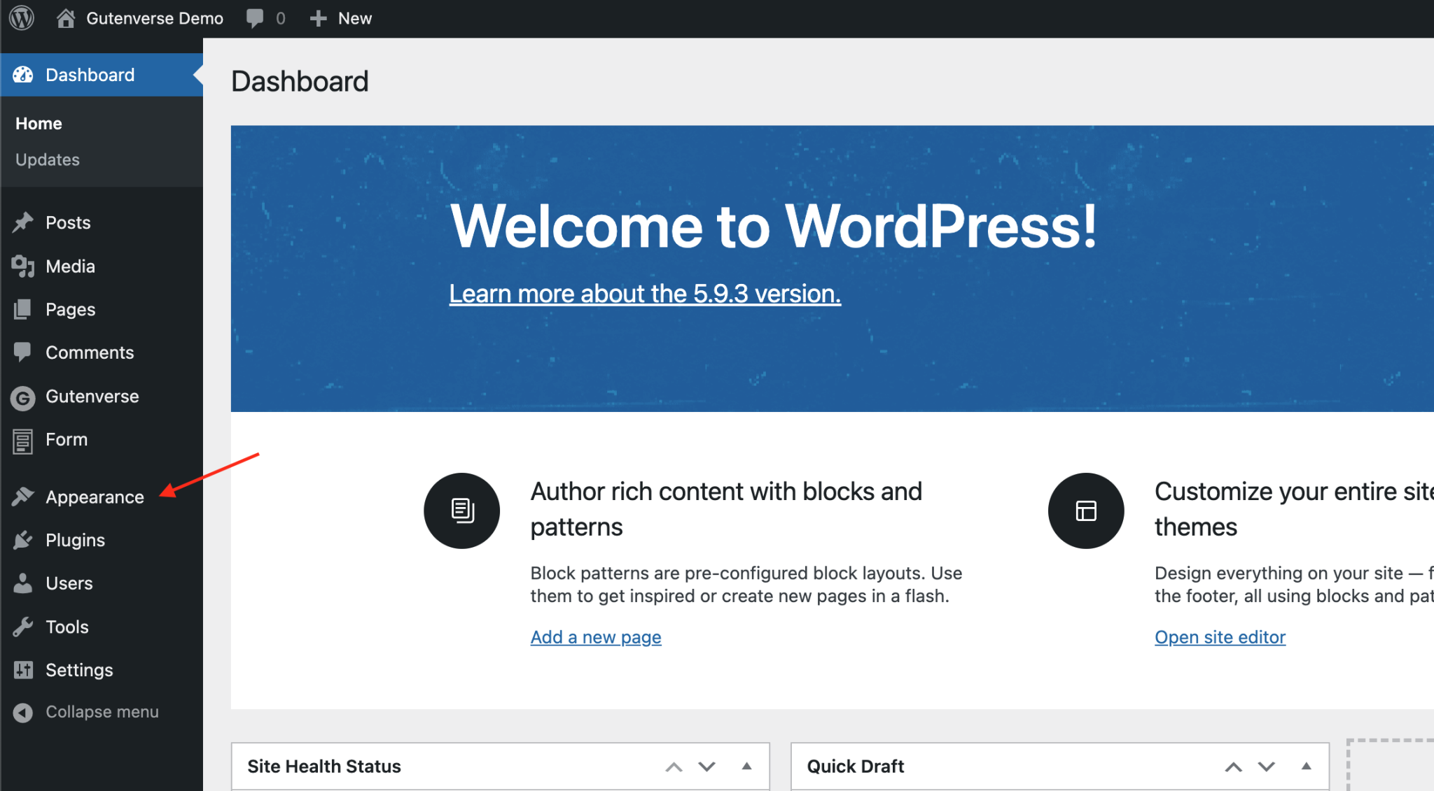 using-wordpress-full-site-editor-gutenverse